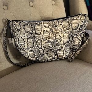 J Jill NWT snakeskin hobo bag